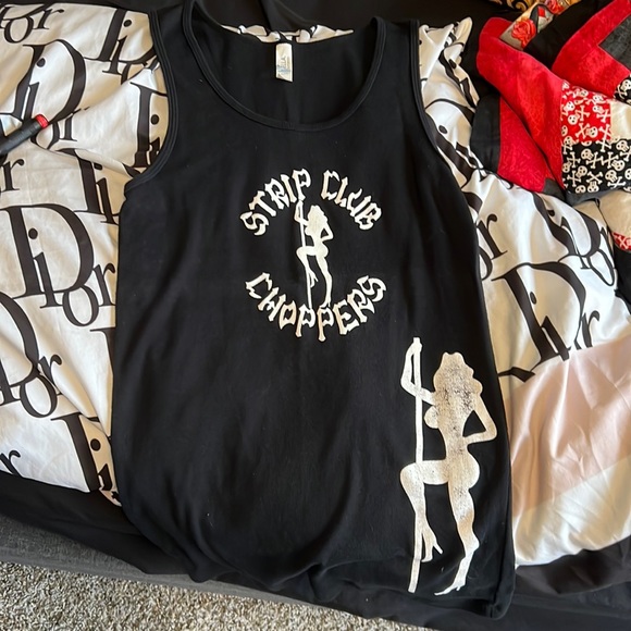 Strip Club Choppers Motorcycle Brand Tank Top - Picture 1 of 3